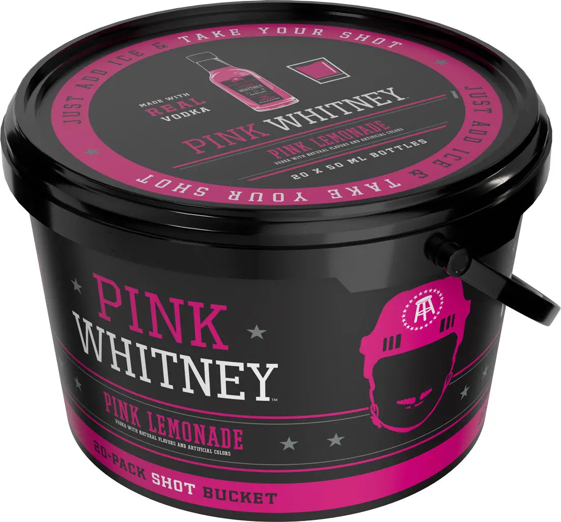 New Amsterdam Pink Whitney Lemonade Party Bucket 20X50ml 1