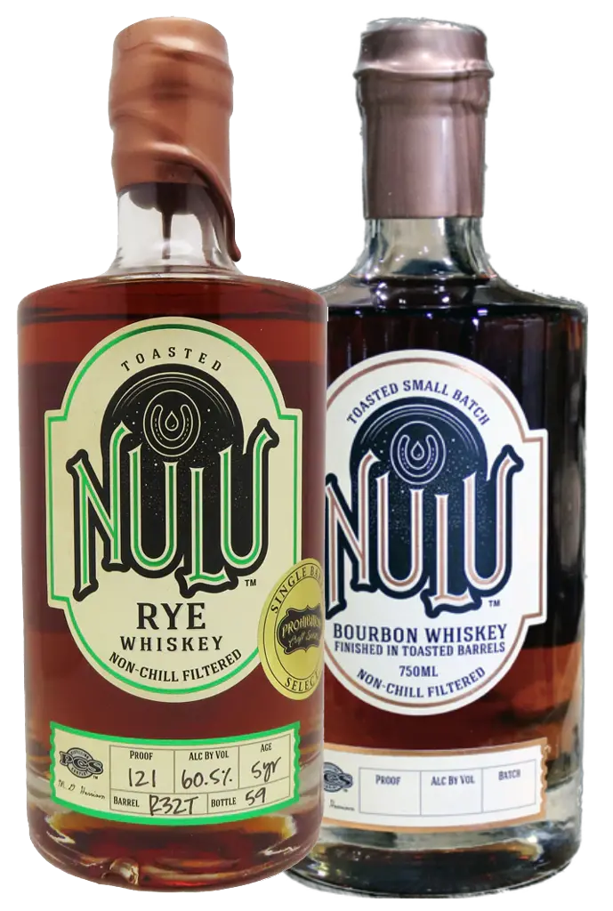 Nulu Reserve Bourbon & Nulu Prohibition Toasted Rye Bundle 2X750ml 1