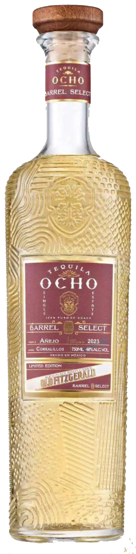Tequila Ocho Anejo Barrel Select Old Fitzgerald Tequila 750Ml 1