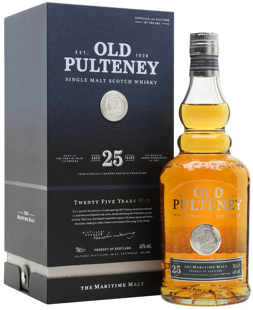 Old Pulteney Single Malt Scotch 25 Year Old 750Ml 1
