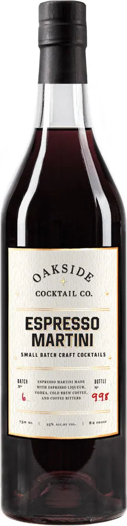 Oakside Cocktail Co. Espresso Martini 750Ml 1