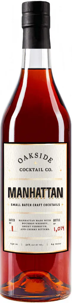 Oakside Cocktail Co. Manhattan 750Ml 1