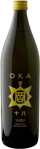 Oka Yuzu Japanese Vodka 900Ml 1
