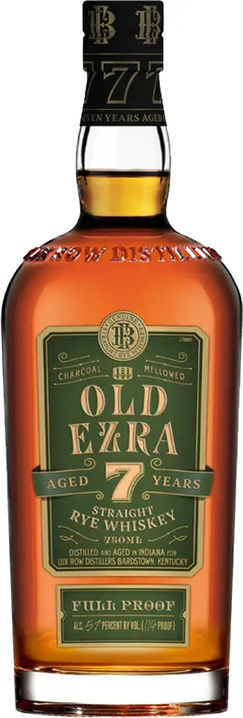 Old Ezra Brooks Full Proof Straight Rye Whiskey 7 Year Old 750Ml 1