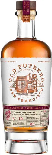 Old Potrero Silver Oak Napa Wine Barrel Finished Rye Whiskey 6 Year Old 700Ml 1