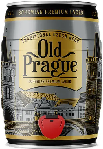 Old Prague Bohemian Lager 5L Mini Keg (In Store Pick Up Only) 1