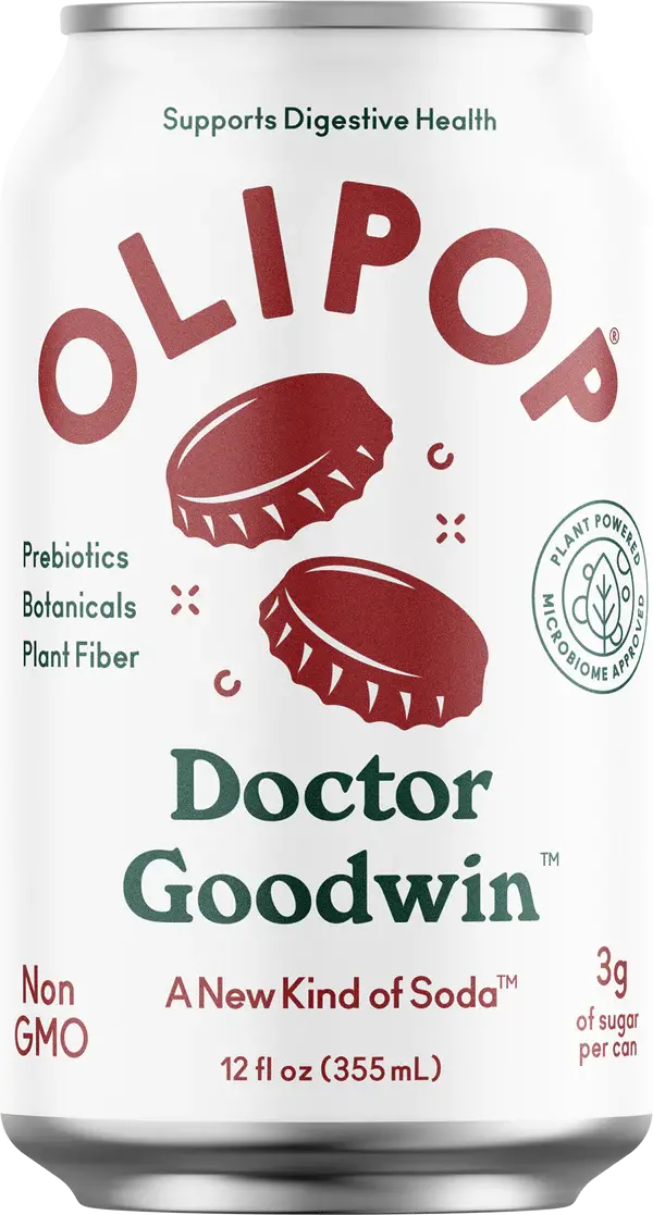 Olipop Dr Goodwin Sparkling Tonic 12Oz Can 1