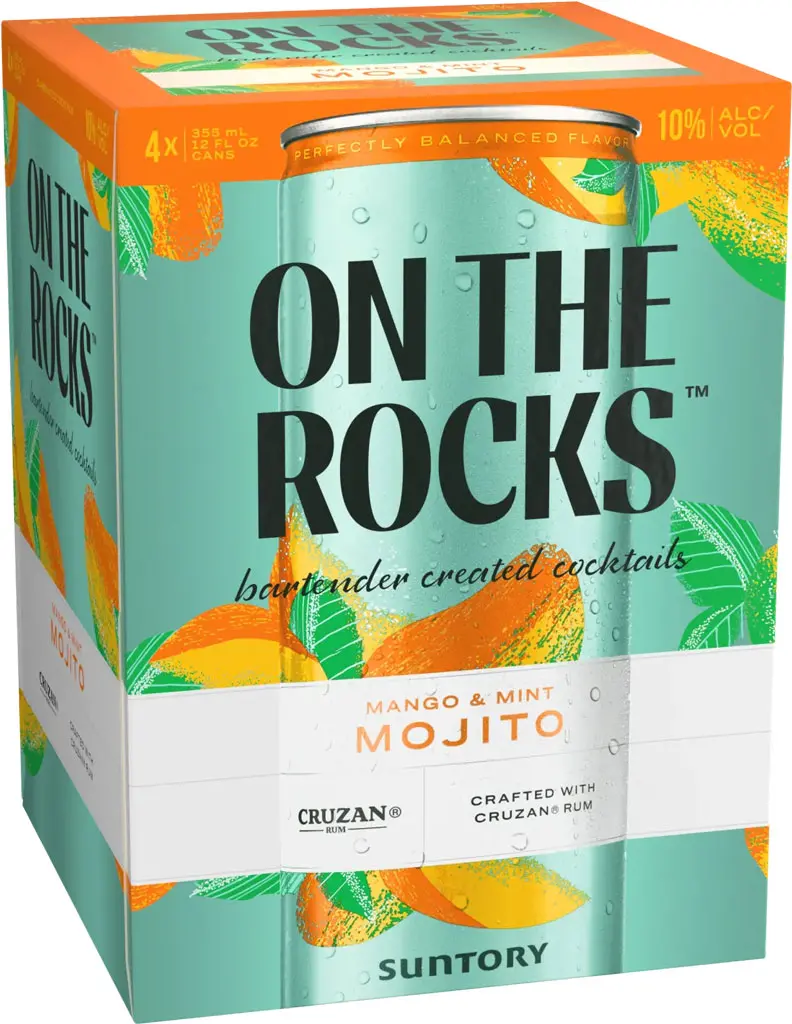 On The Rocks Mango Mint Mojito 4Pk Cans 1