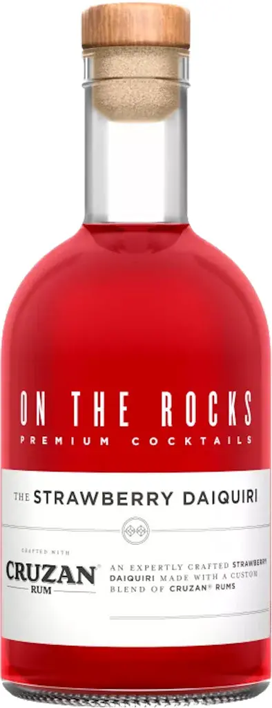 On The Rocks Cruzan Strawberry Daiquiri 750Ml 1