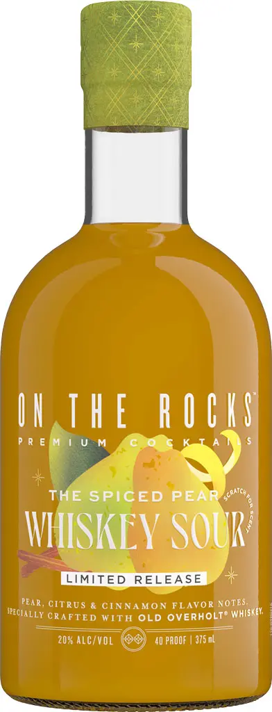 On The Rocks The Spiced Pear Whiskey Sour 375Ml 1