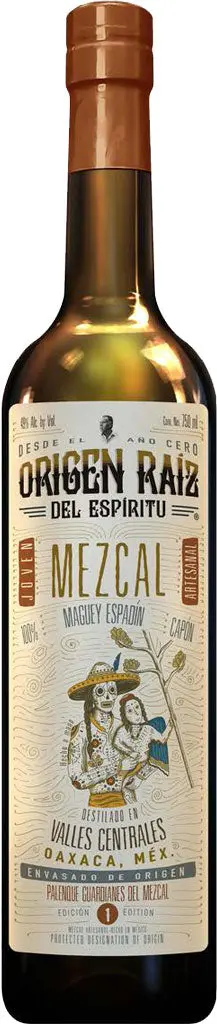 Origen Raiz Maguey Espadin Capon Mezcal 750Ml 1
