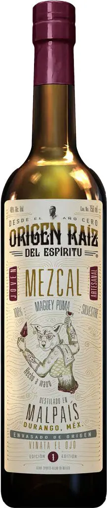 Origen Raiz Maguey Puma Mezcal 750Ml 1