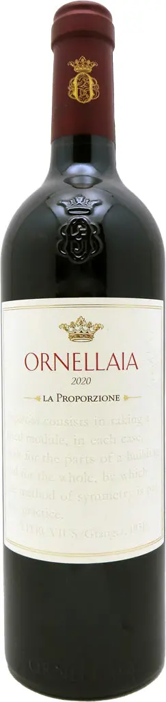 Ornellaia Bolgheri Red Bordeaux Style Blend 2020 750Ml 1