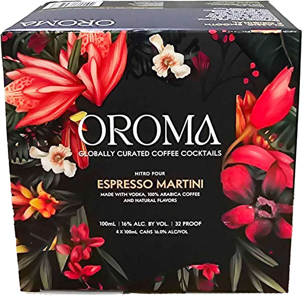 Oroma Espresso Martini Coffee Cocktails 4Pk 1