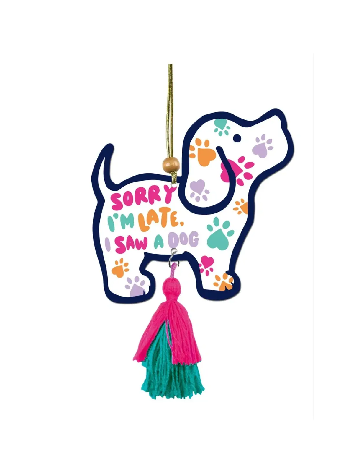 Sorry I'm Late Pup Air Freshener (Pack Of 2) 1