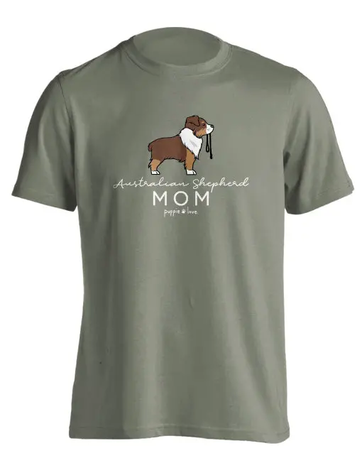 Australian Shepherd Mom (Red & White) 1