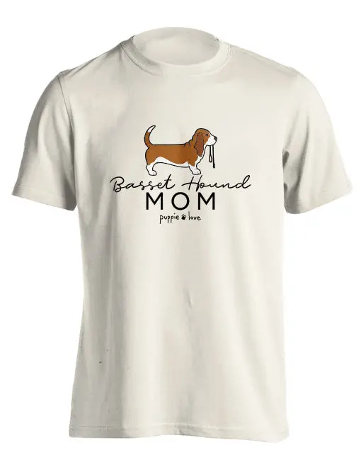 Basset Hound Mom (Red & White) 1