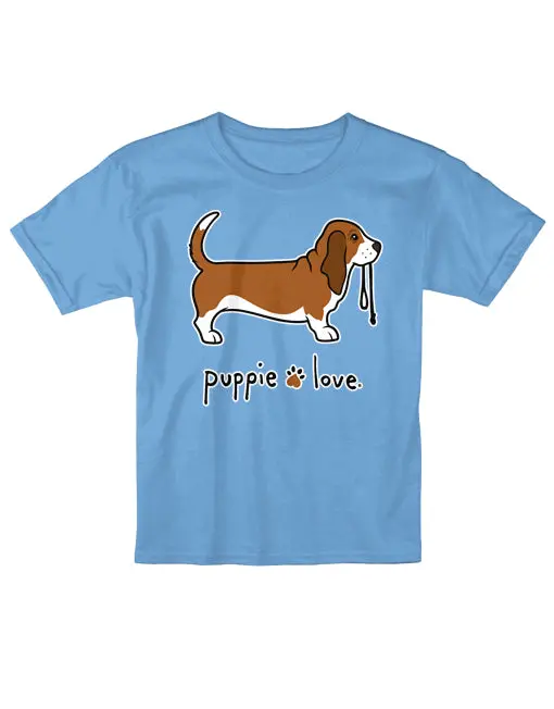 Basset Hound Pup (Red & White), Youth Ss 1