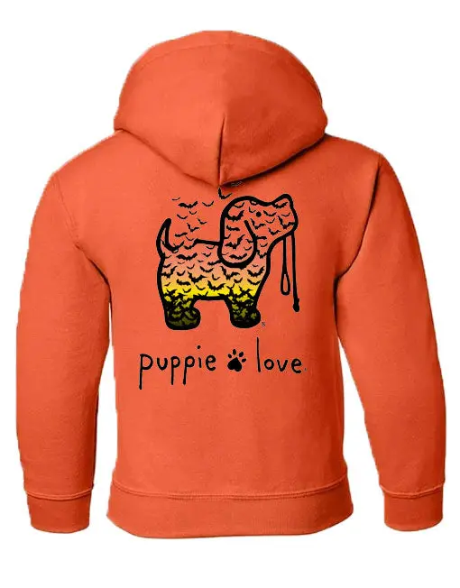 Bat Pattern Pup, Youth Hoodie 1