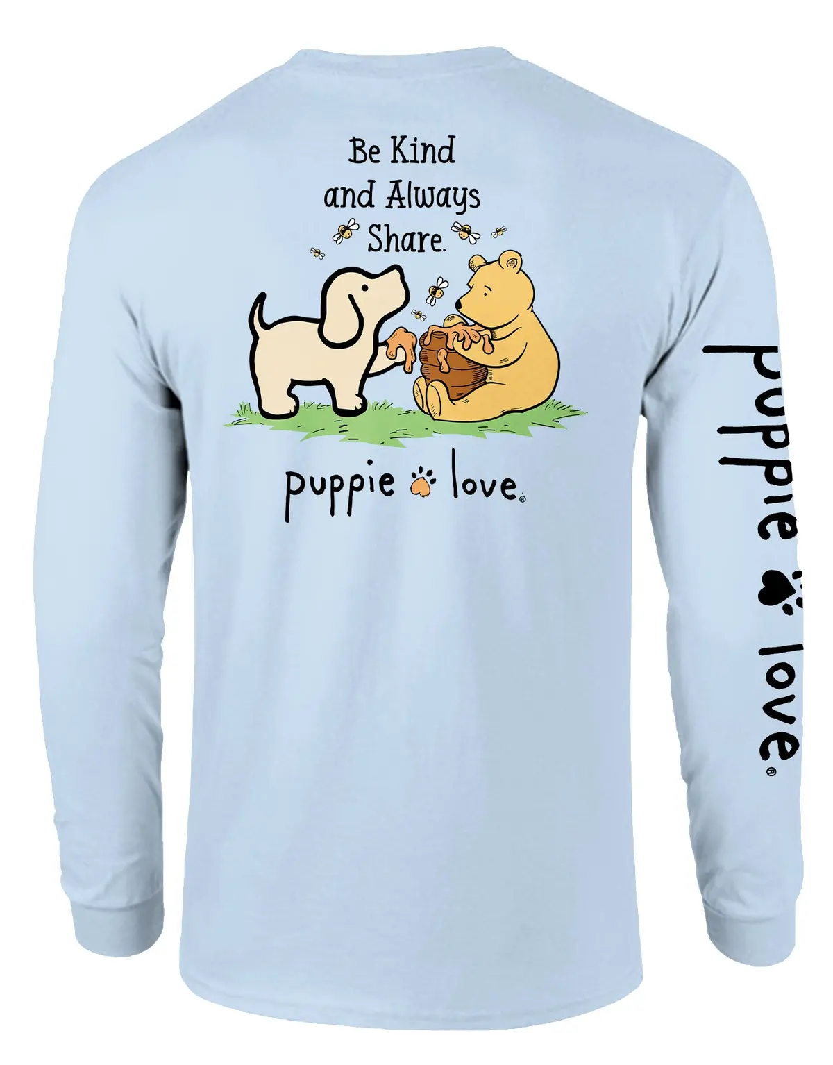 Be Kind And Always Share Pup, Adult Ls 1