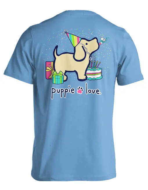 Birthday Pup, Carolina Blue 1