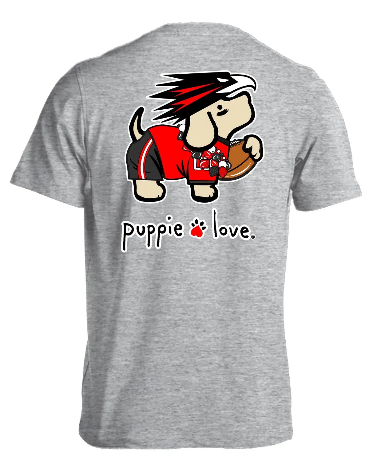 Black And Red Mascot Pup 1