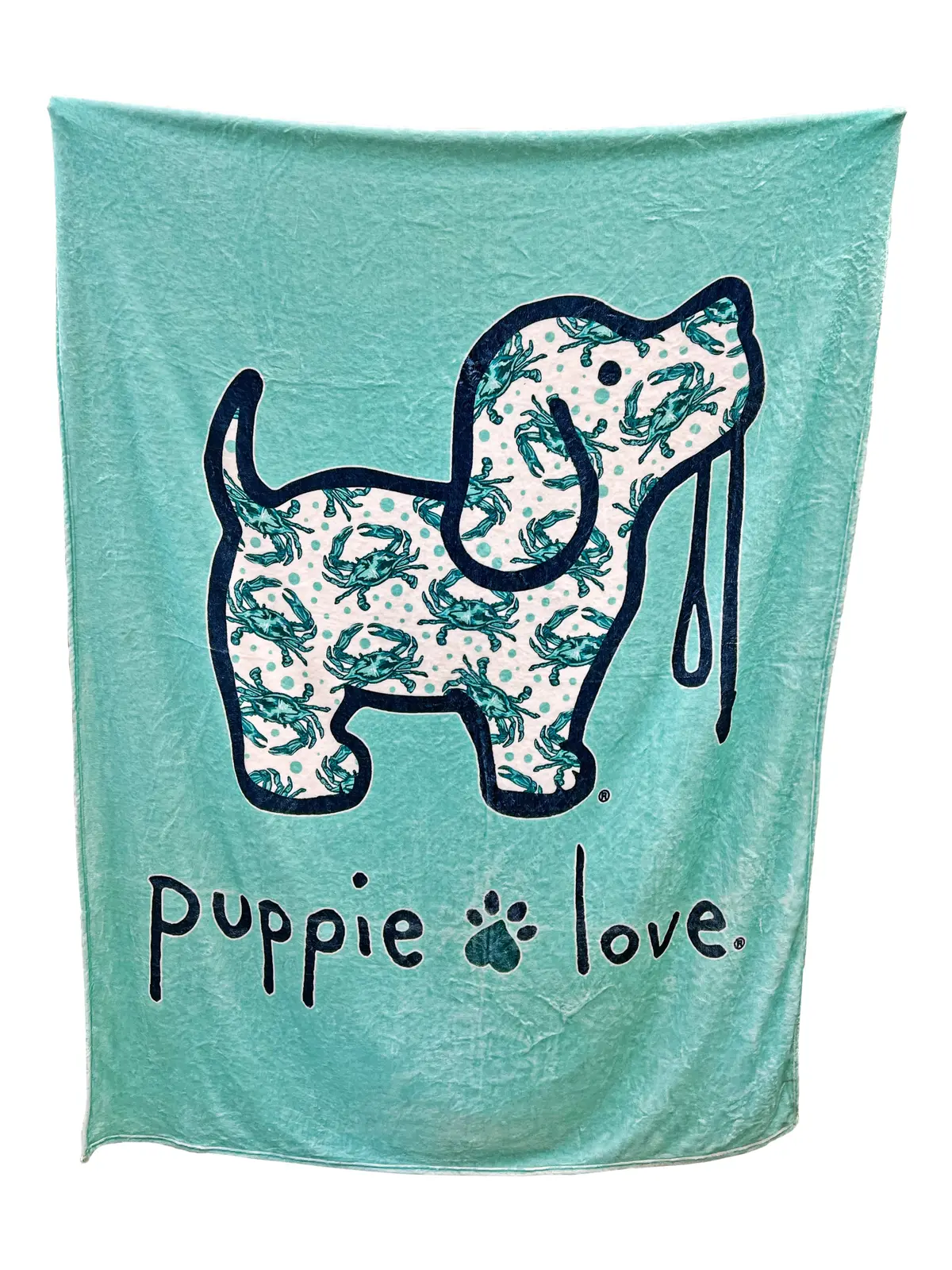 Crab Pattern Pup Blanket 1