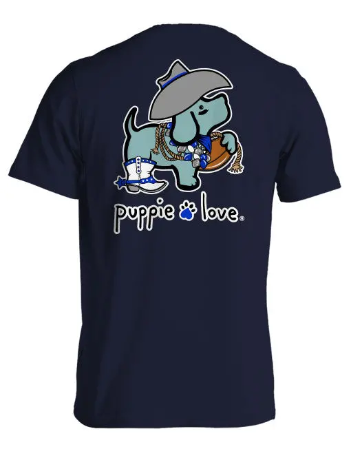 Blue And White Mascot Pup 1