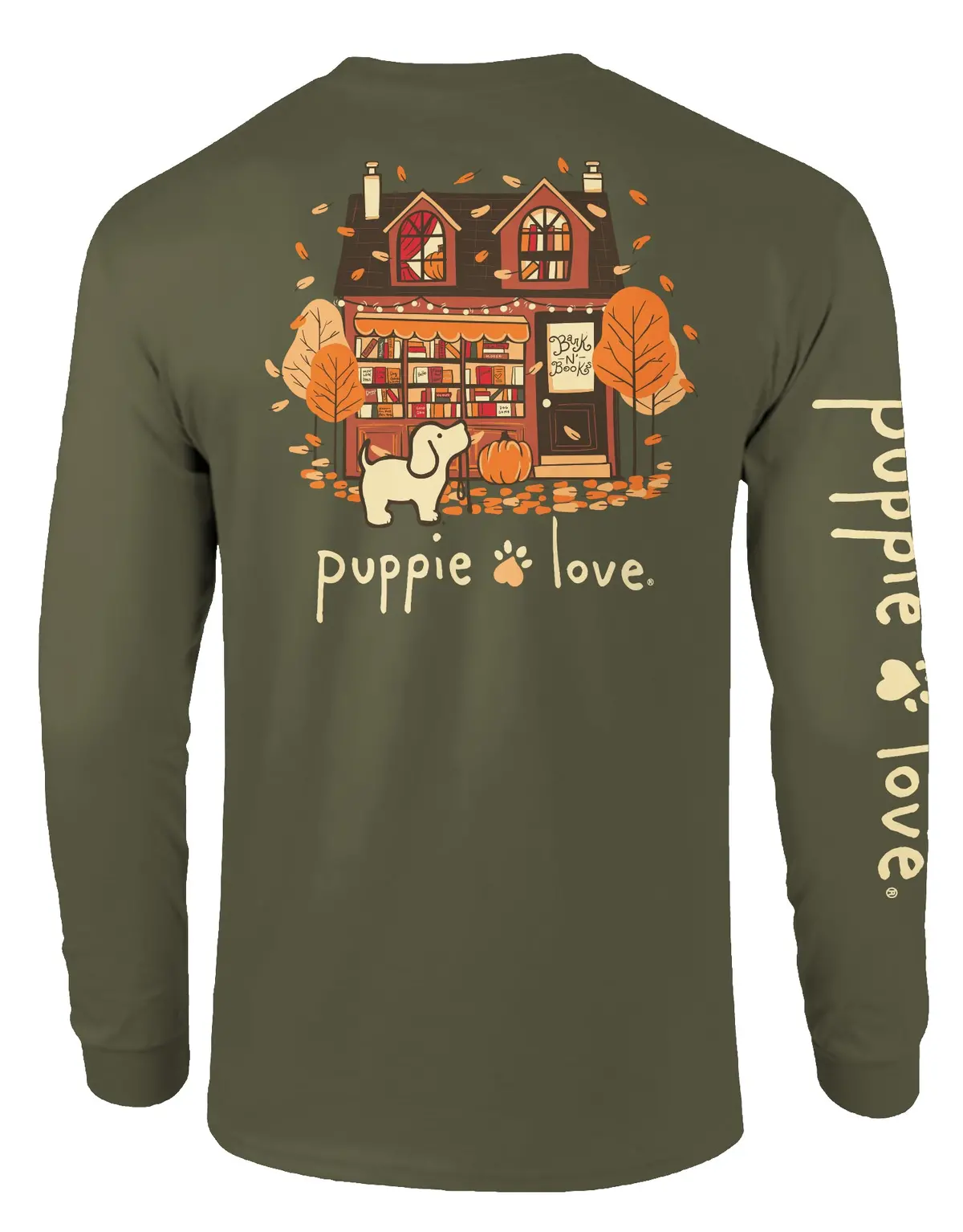 Bookstore Pup, Adult Ls 1