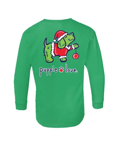 Christmas Grouch Pup, Youth Ls 1