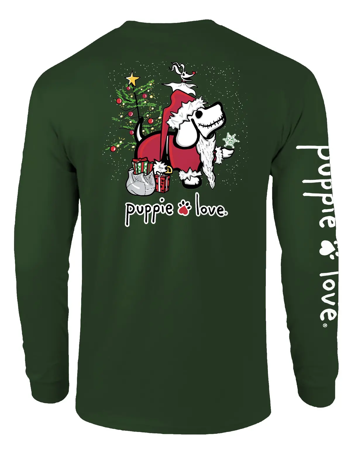 Christmas Skeleton Pup, Adult Ls 1