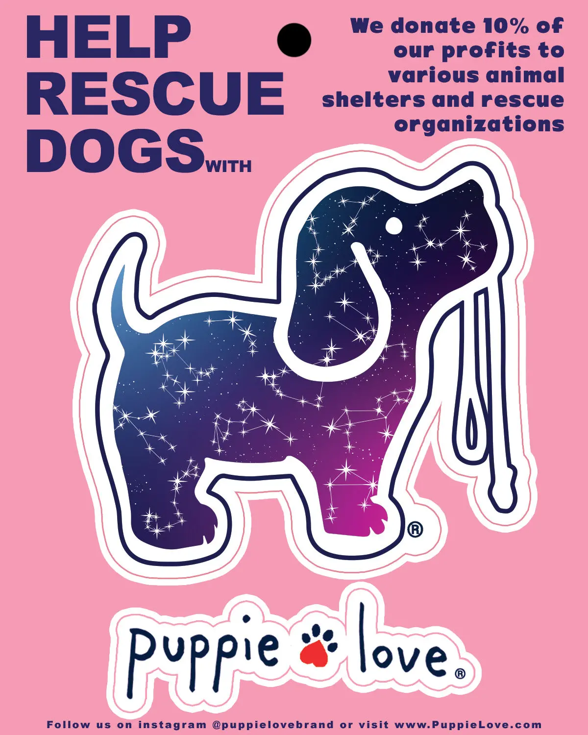 Constellation Pup Decal 1