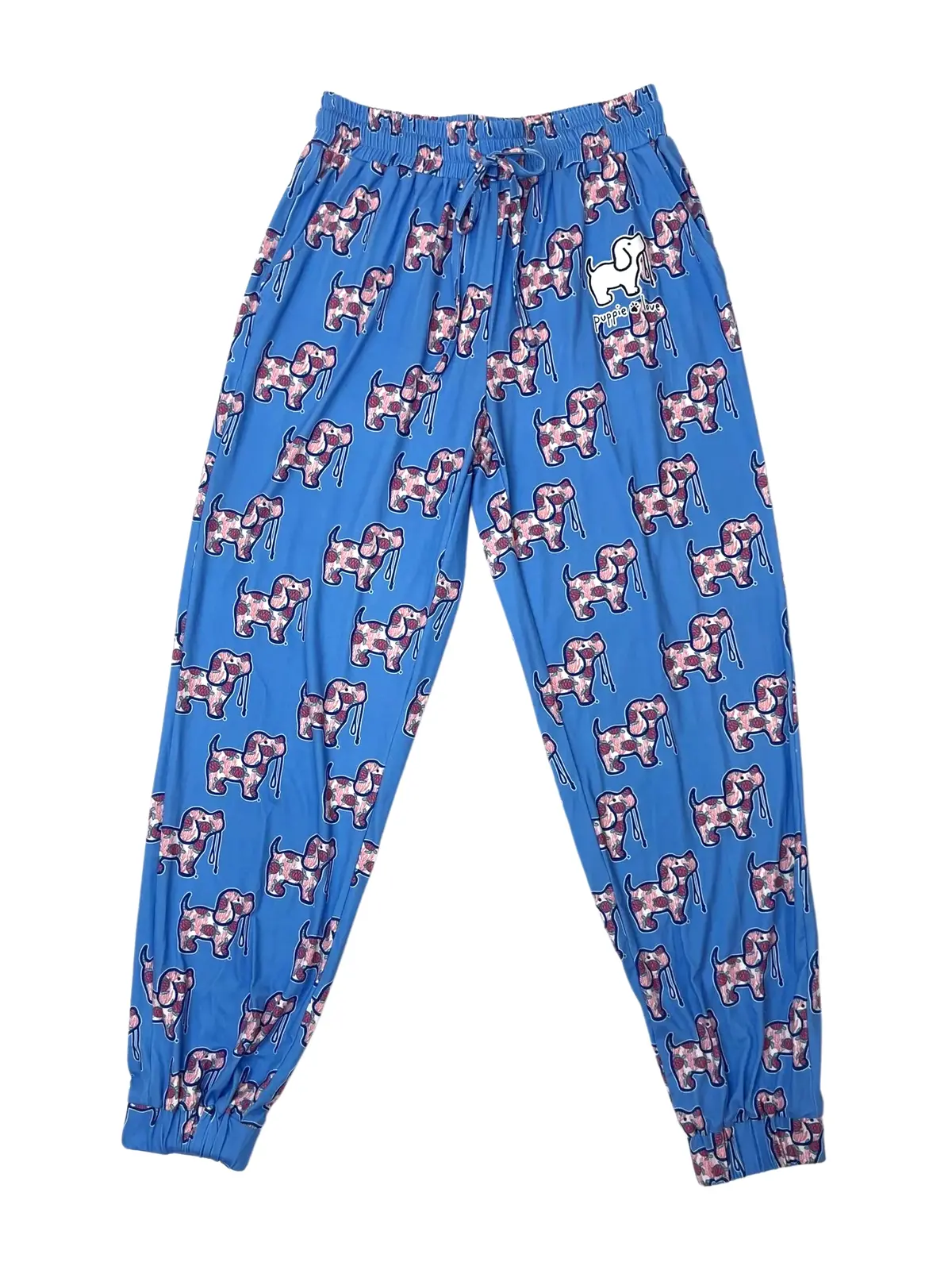 Coral Turtle Pattern Lounge Pants 1