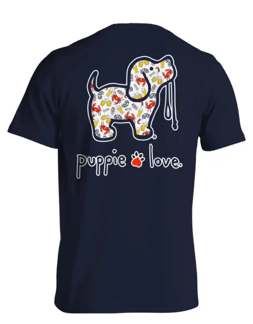 Crabs And Beer Pattern Pup 1