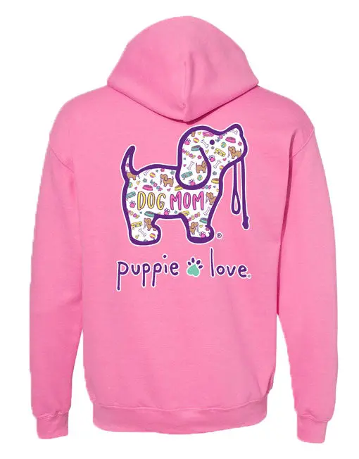 Dog Mom Pattern Pup, Adult Hoodie 2