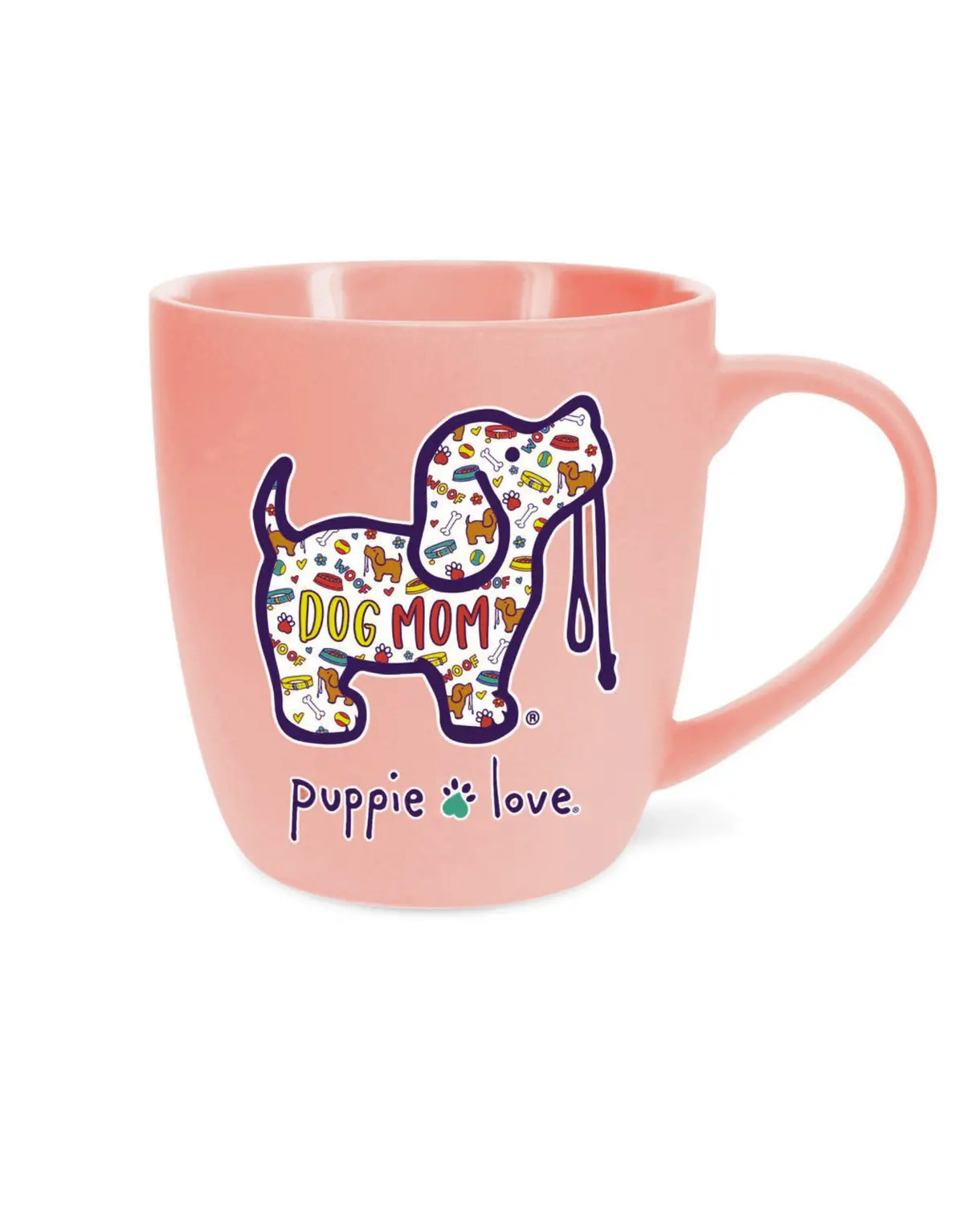 Dog Mom Pattern Pup Mug 1
