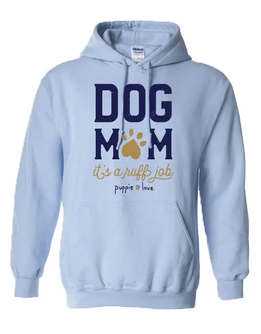 Dog Mom, Adult Hoodie 1