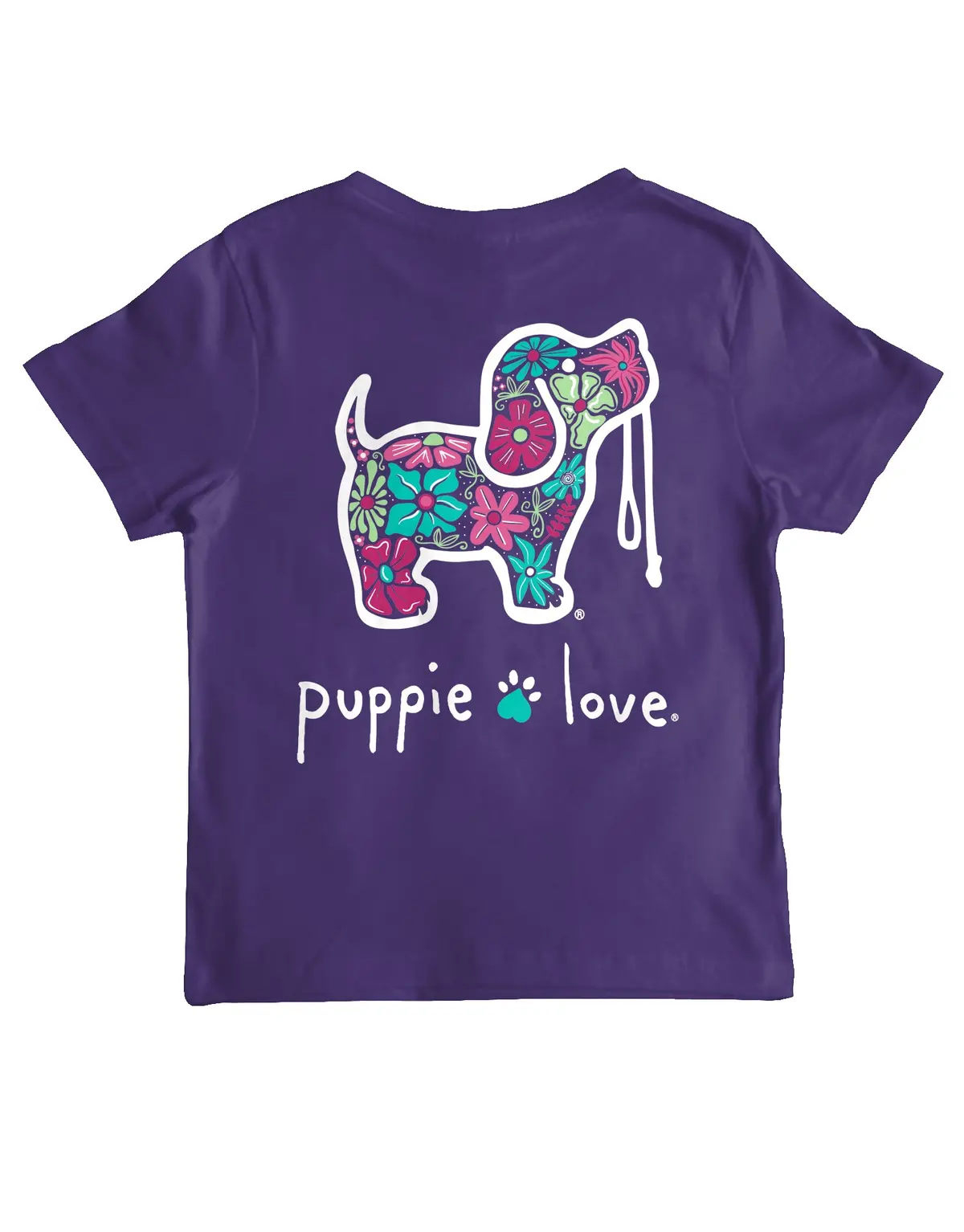 Floral Pattern Pup, Youth Ss 1