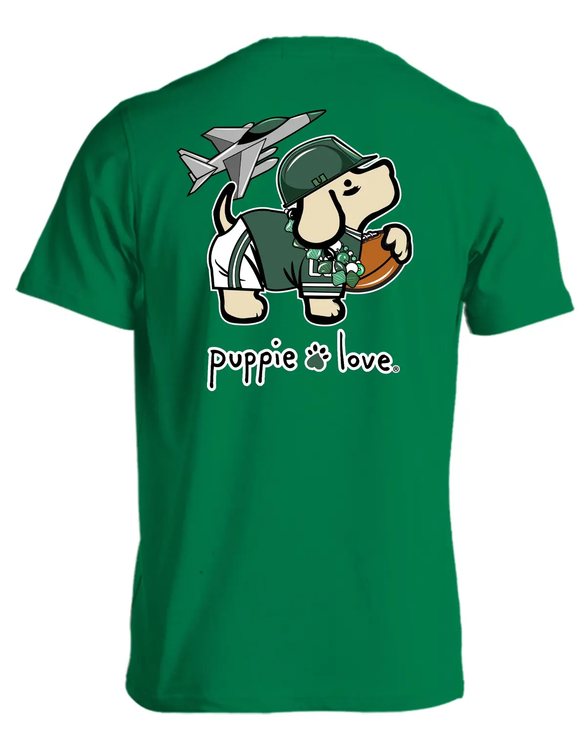 Green And White Mascot Pup 1