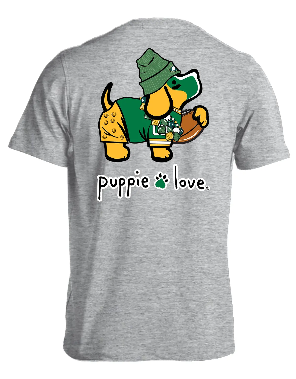 Green And Yellow Mascot Pup 1