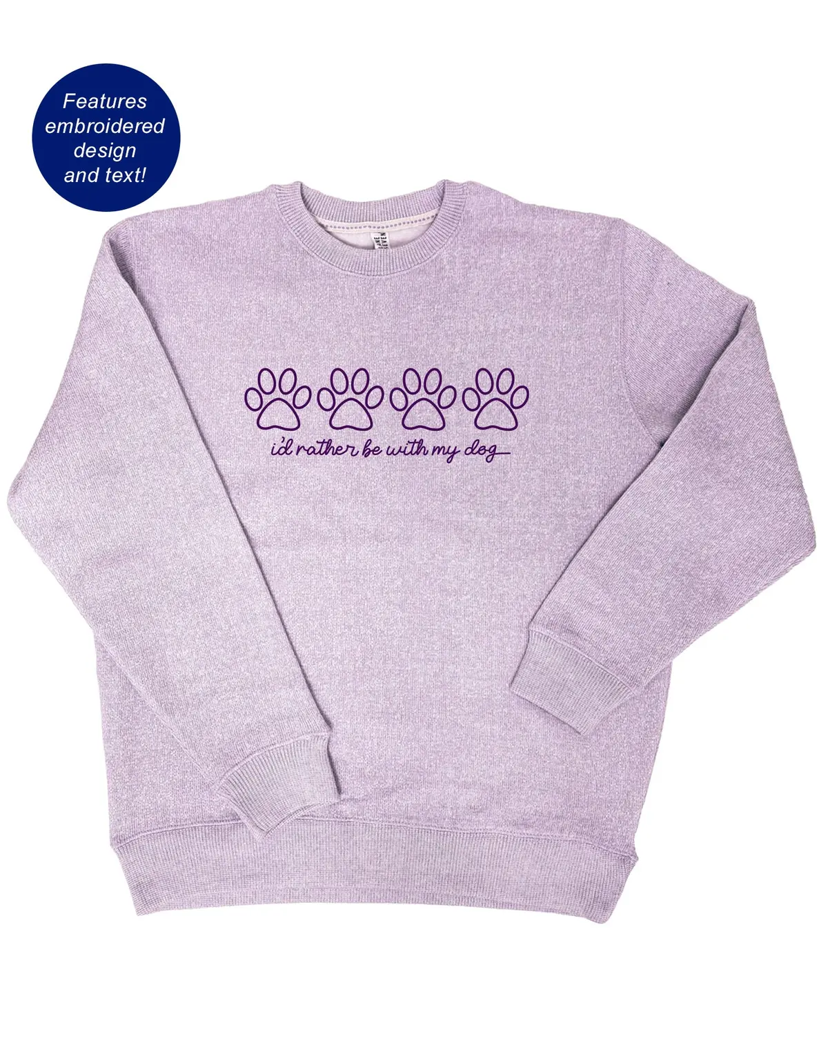 I'd Rather Be With My Dog, Nantucket Crewneck 1