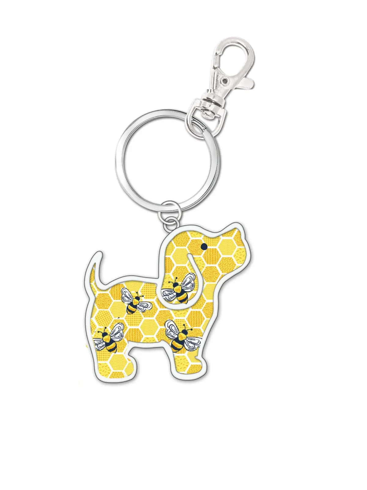 Honey Bee Pup Key Ring 1