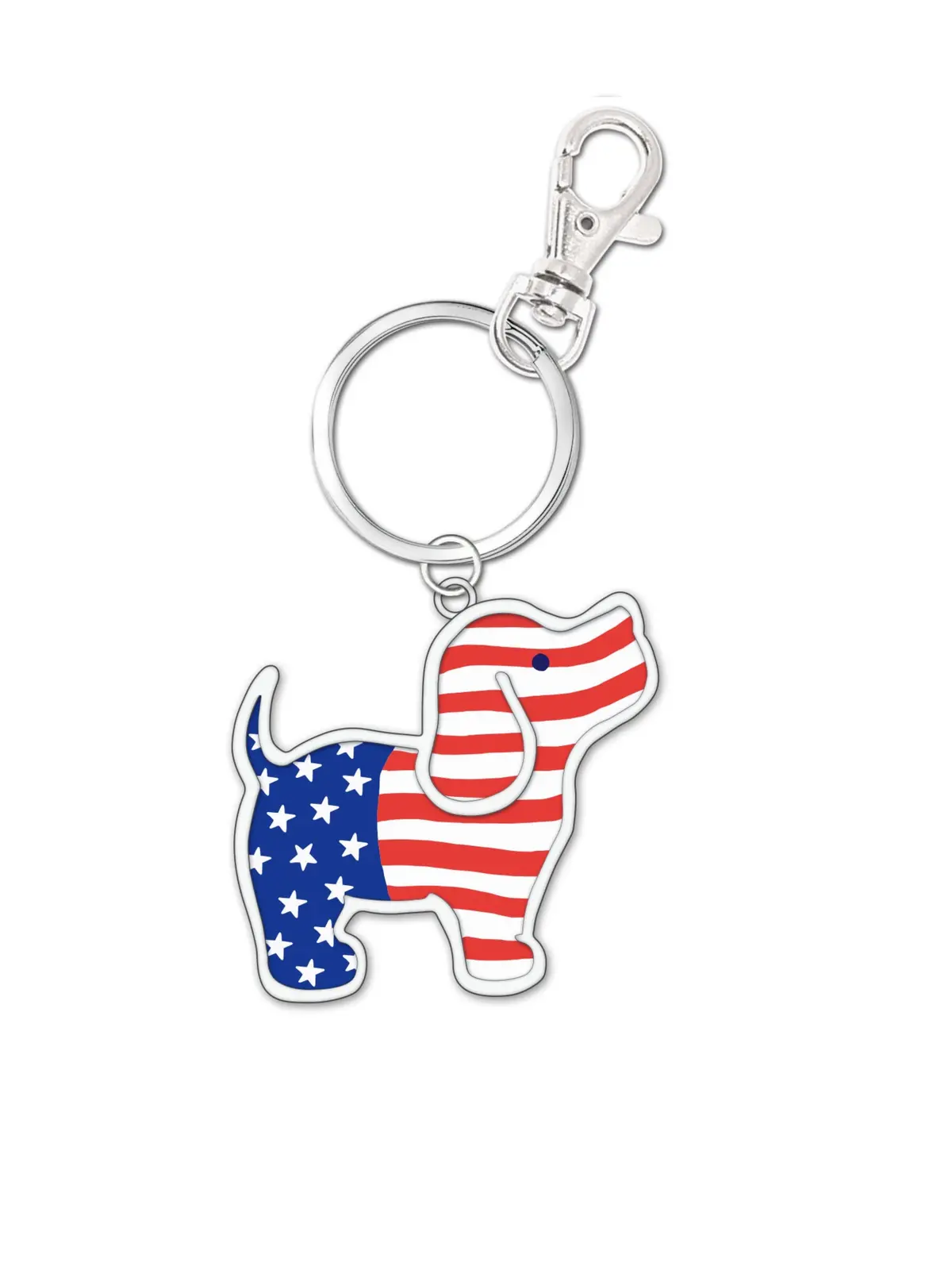 Usa Pup Key Ring 1
