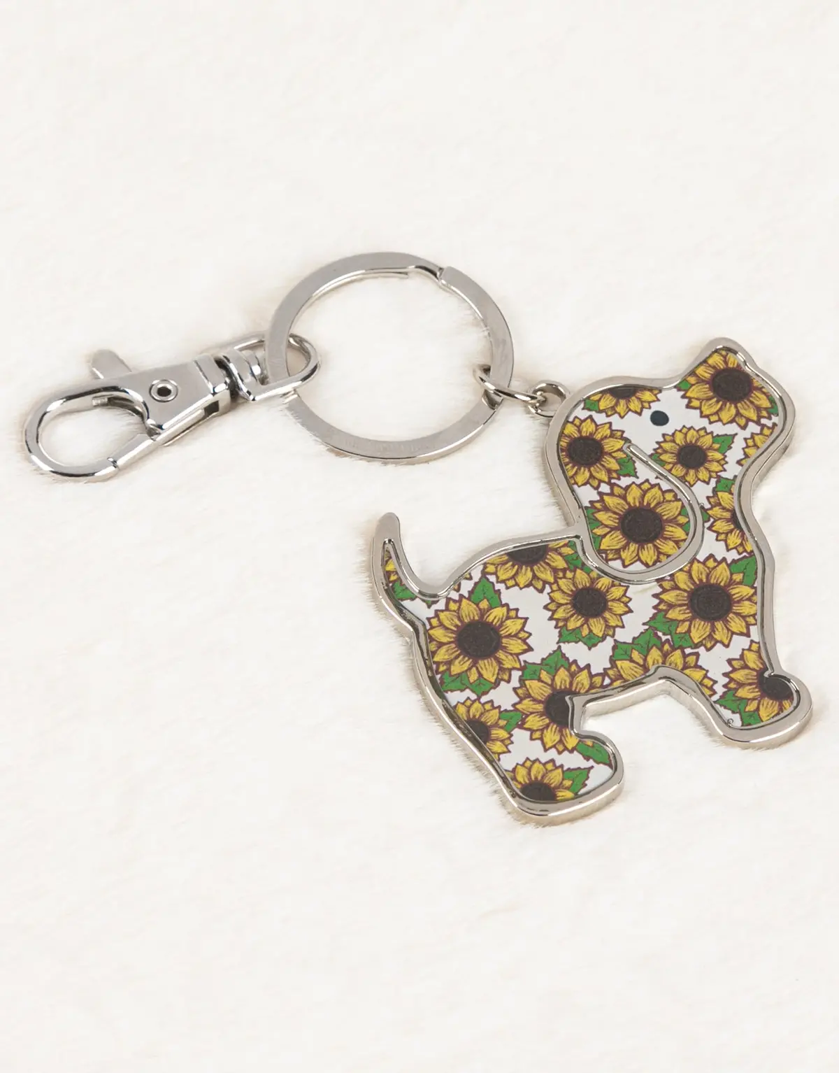 Sunflower Pup Key Ring 1
