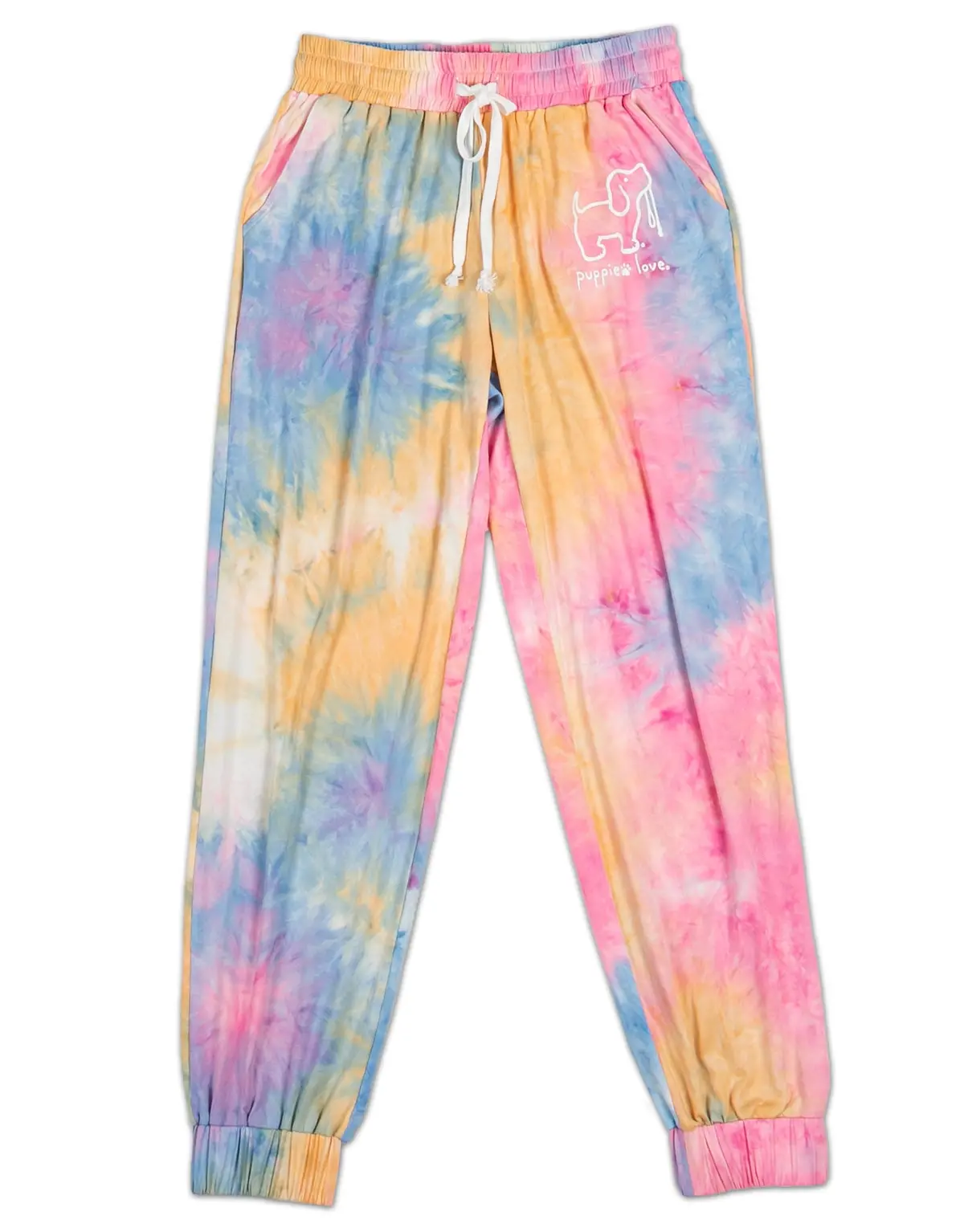 Rainbow Tie Dye Lounge Pants 1