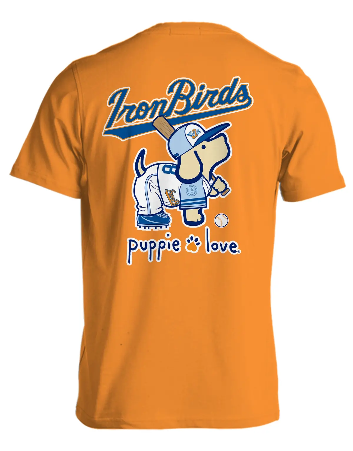 Aberdeen Ironbirds Baseball Pup, Tangerine 1
