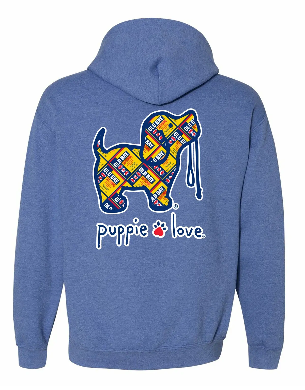 Old Bay Can Pup, Adult Hoodie 1