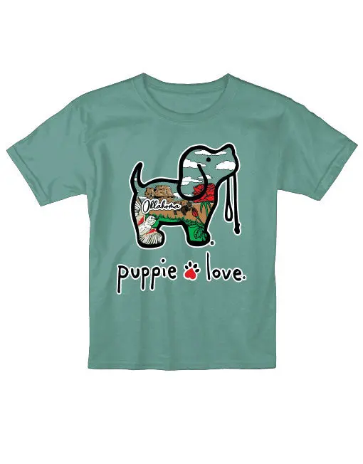 Pastel Oklahoma Pup, Youth Ss 1