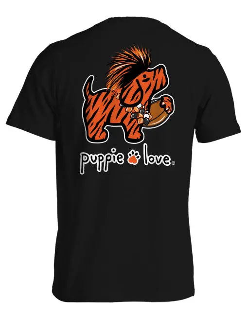 Orange And Black Mascot Pup 1