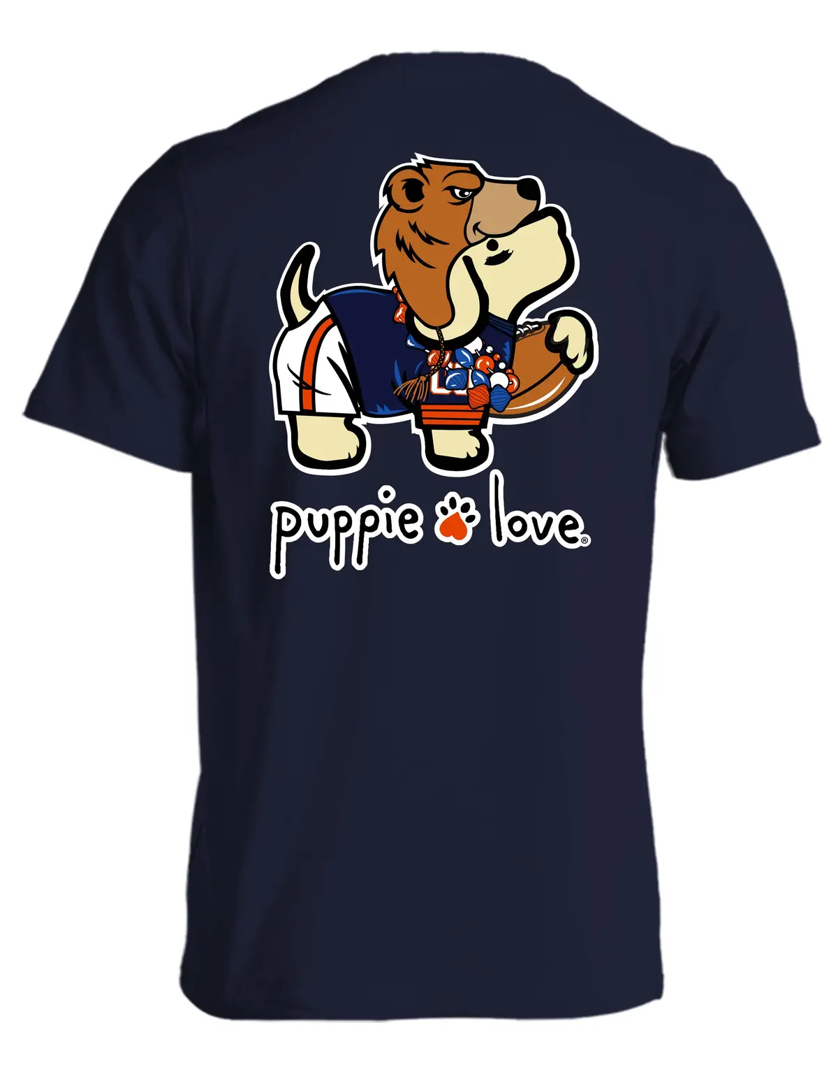 Orange And Navy Mascot Pup 1
